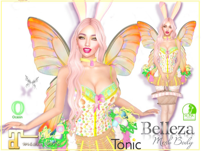 ``***{ E.D. EASTER BASKET FAIRY FITMESH