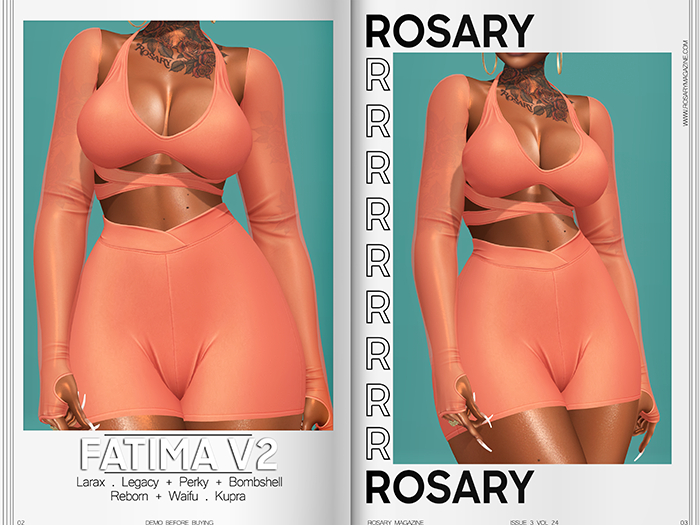 Rosary. Fatima . v2 Orange
