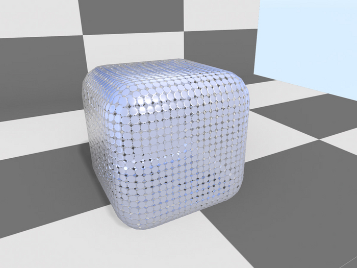 Material Chainmail Silver (PBR)