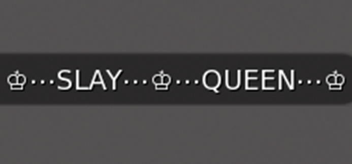 :: MG ::  Slay Queen - Gesture (with Sound)
