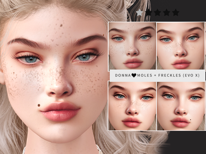 Donna - Freckles + mole (Evox BOM)