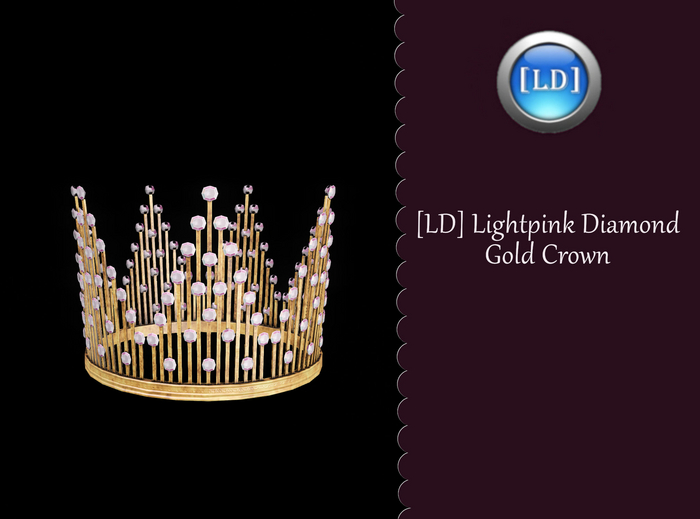 [LD] Lightpink Diamond Gold Crown