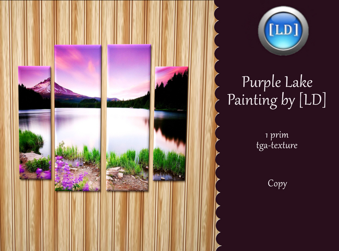 Purple Lake Painting by [LD]