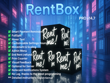 RentBox Pro v14.7 Payment Reminder Rental Prim  tenant Counter Split Rent space Rent Box ShopRent System  (no commision)