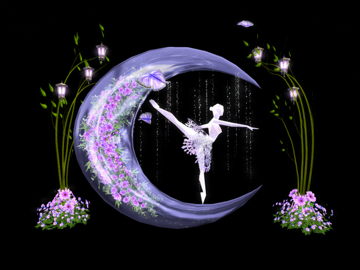 MC Spring Fantasy Moon Ballerina Purple Set