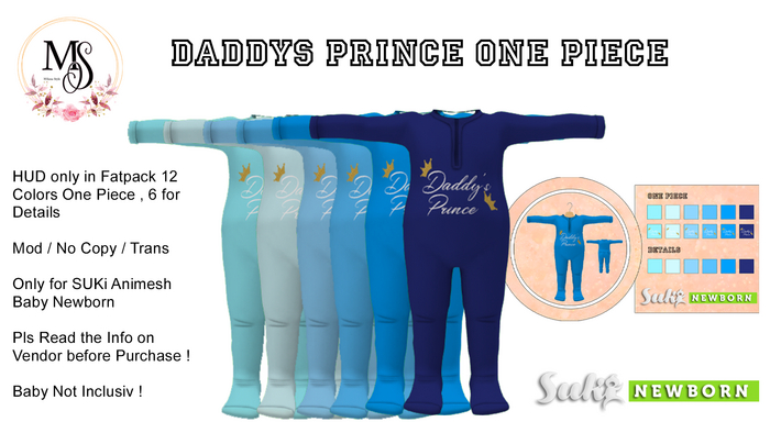 MS - Daddys Prince One Piece [FATPACK]