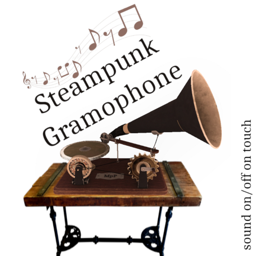 Steampunk Gramophone