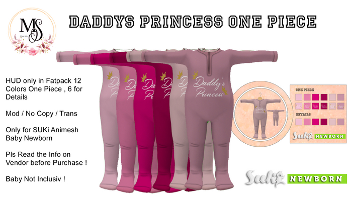 MS - Daddys Princess One Piece 01