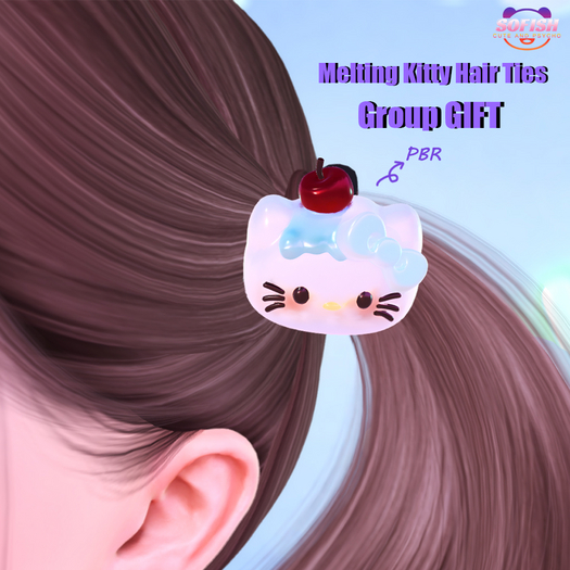 SOFISH // Melting kitty hair ties // GROUP GIFT