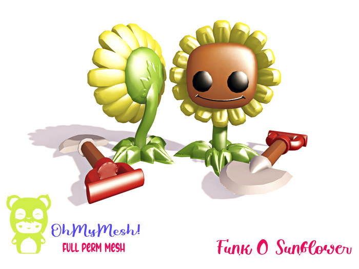 OhMyMesh! Sunflower in Pot (Add to Unpack)