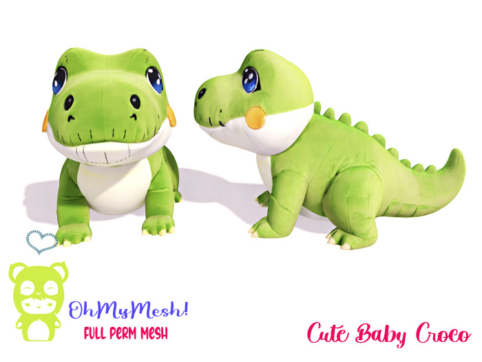 OhMyMesh! Cute Baby Croco (Add to Unpack)