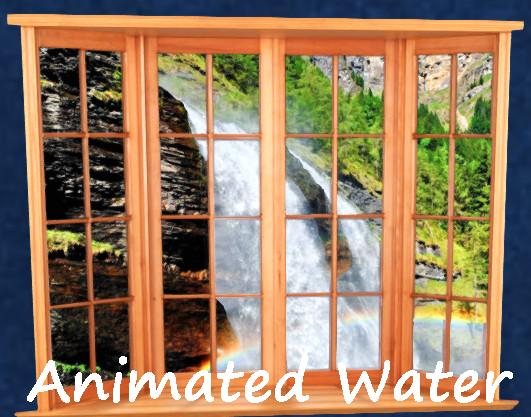 Animated Window Waterfall hublot 1
