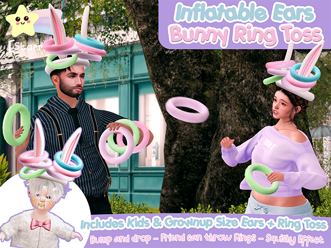 [Starries] Inflatable Bunny Ears Ring Toss