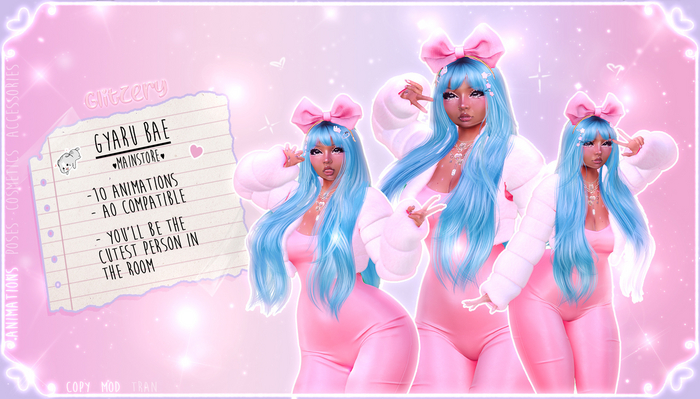 Glitzery ~ Gyaru Bae! animation pack