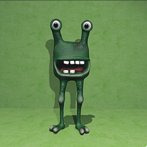 Cica's green alien 1