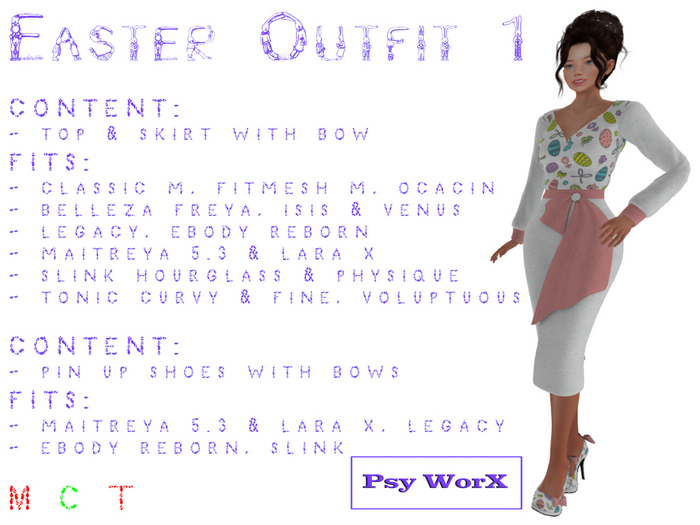 >Psy WorX< Easter Outfit 1 v2 DEMO