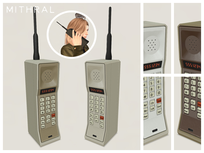 Mithral - Retro Brick Phone (Pack A)