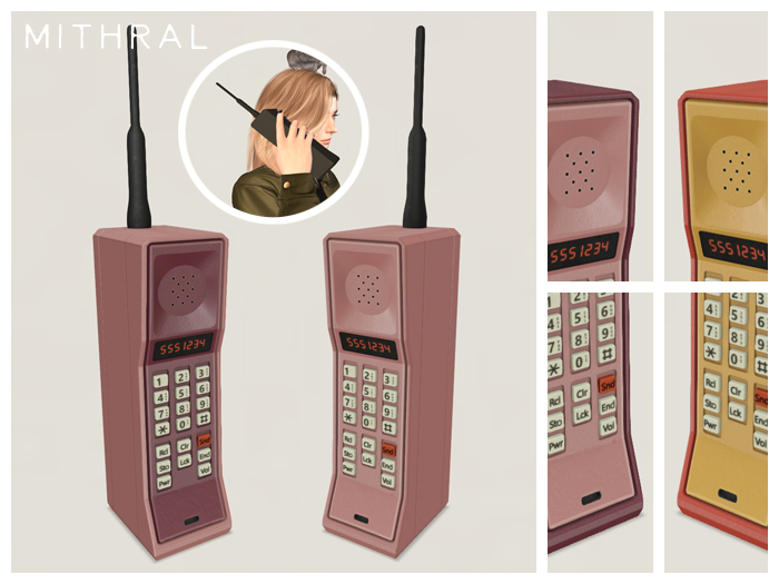 Mithral - Retro Brick Phone (Pack C)