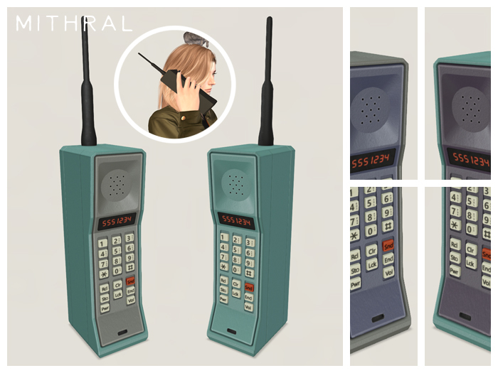 Mithral - Retro Brick Phone (Pack D)