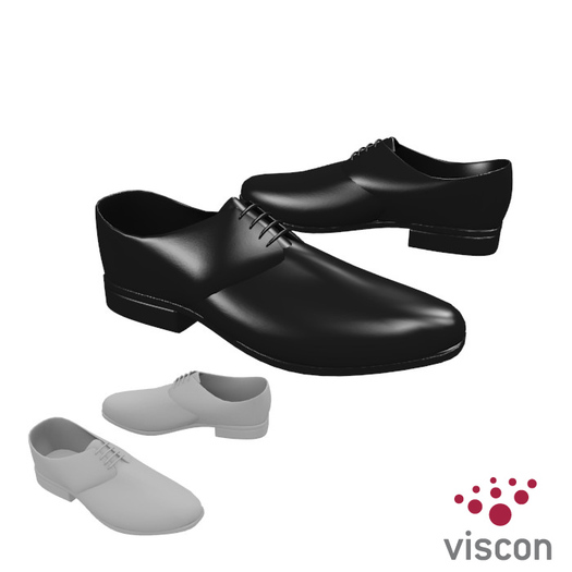 Viscon* Sculpties Men Shoes Kit + UV Maps/Textures