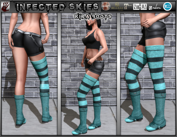 *IS* Kira Boots Teal  