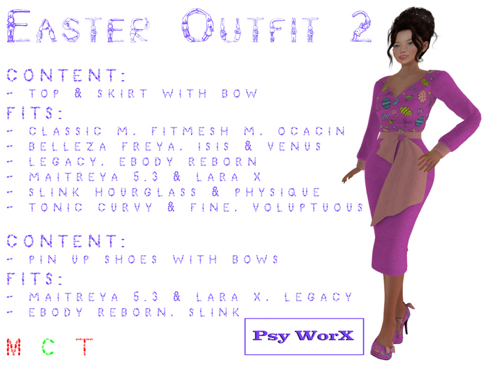 >Psy WorX< Easter Outfit 2 v2 DEMO