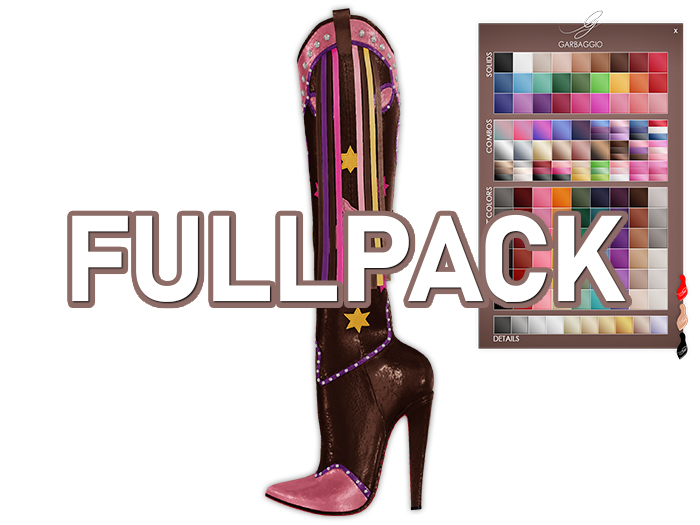 Garbaggio // Pony Boots - Fullpack