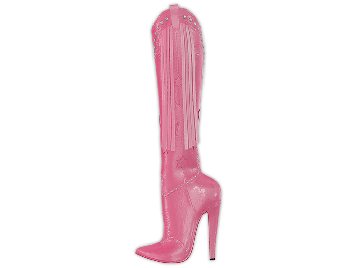 Garbaggio // Pony Boots - Pink