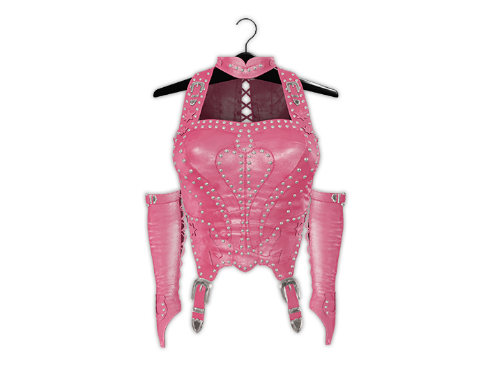 Garbaggio // Pony Top&Gloves - Pink