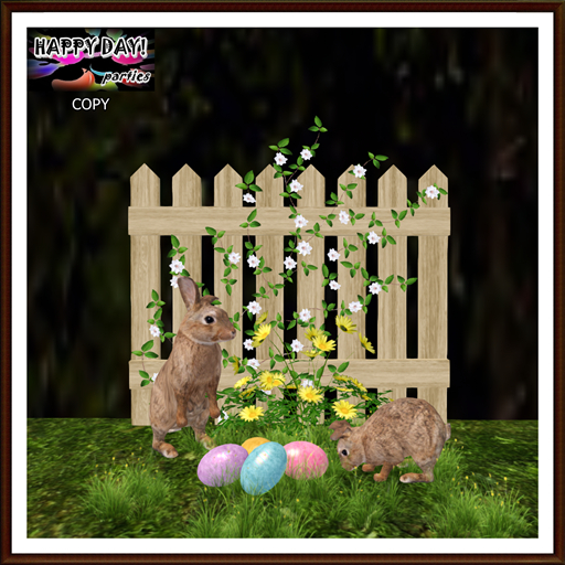 Easter - Easter On The Decorative Fence