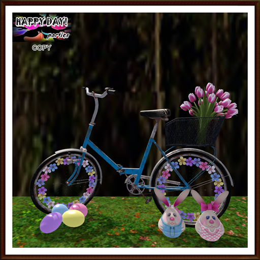 Easter - Decorated Old Bicycle