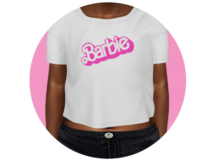 P :: BARBY SHIRT YOUTH-TWEENEEDOO / WHITE