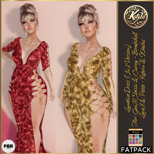 [K-Style] LUNATICA DRESS IN 2V - FATPACK #6