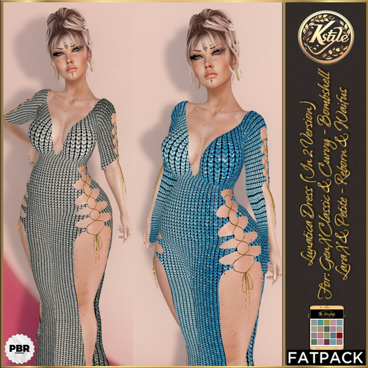 [K-Style] LUNATICA DRESS IN 2V - FATPACK #7
