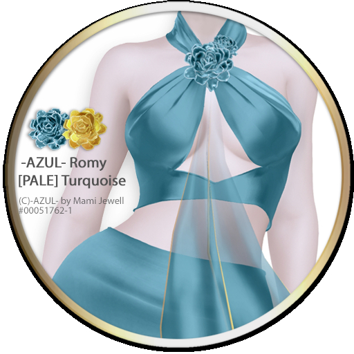 -AZUL- Romy [PALE] Turquoise