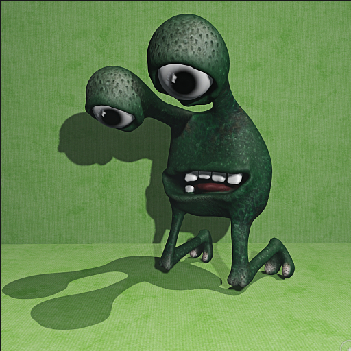 Cica's green alien 5