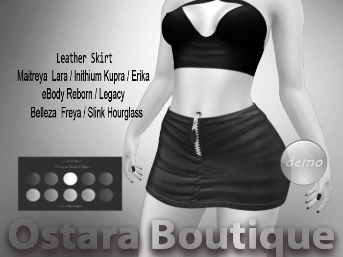 Leather Skirt  DEMO 