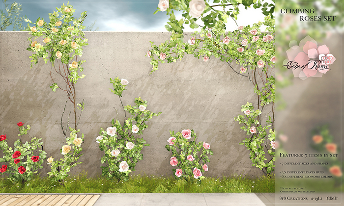 8f8 - Echoes of Roses - Climbing Roses Set