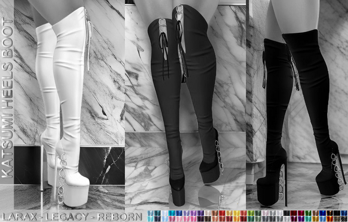*.:Dark Cat:.*SS- KATSUMI HEELS BOOT DEMO