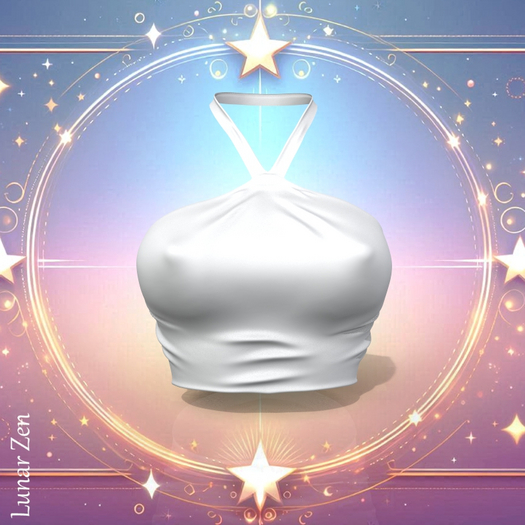 White Halter Top REBORN