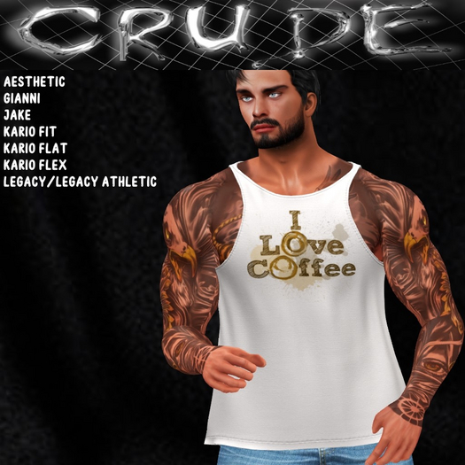 I love coffee Men's Tank (MT1)  <Wear Me>
