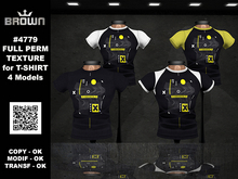 4779 FULL PERM TEXTURE for T-SHIRT 4 Models
