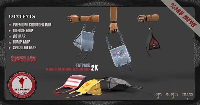 (Efe Design) Premium Shoulder Bag Fatpack Fullperm