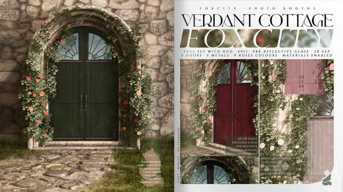 FOXCITY. Photo Booth - Verdant Cottage (Full Set with HUD)