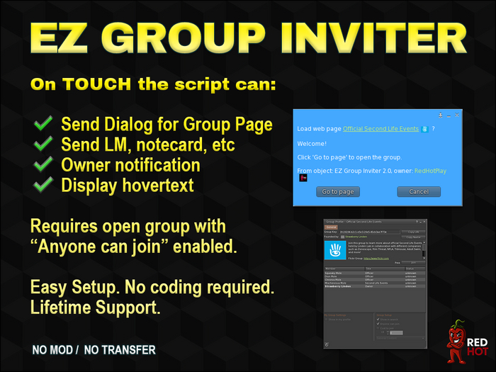 Group Inviter / Joiner