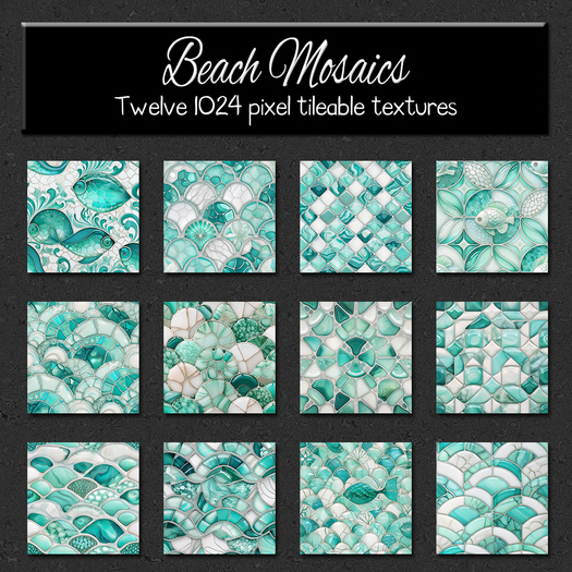 *Wallflowers* Beach Mosaics