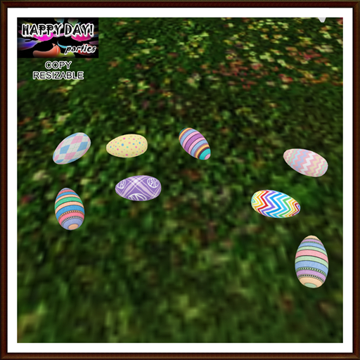 Easter - Scattered Easter Eggs