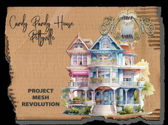 CARDY DOLLS - HOUSE - PETTYVILLE