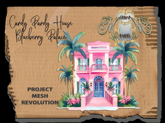 CARDY DOLLS - HOUSE - BLUEBERRY PALACE