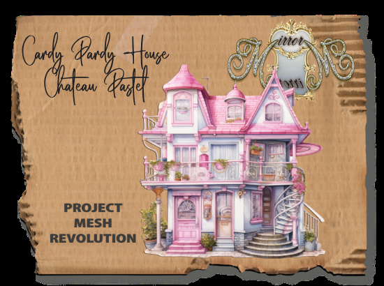 CARDY DOLLS - HOUSE - CHATEAU PASTEL